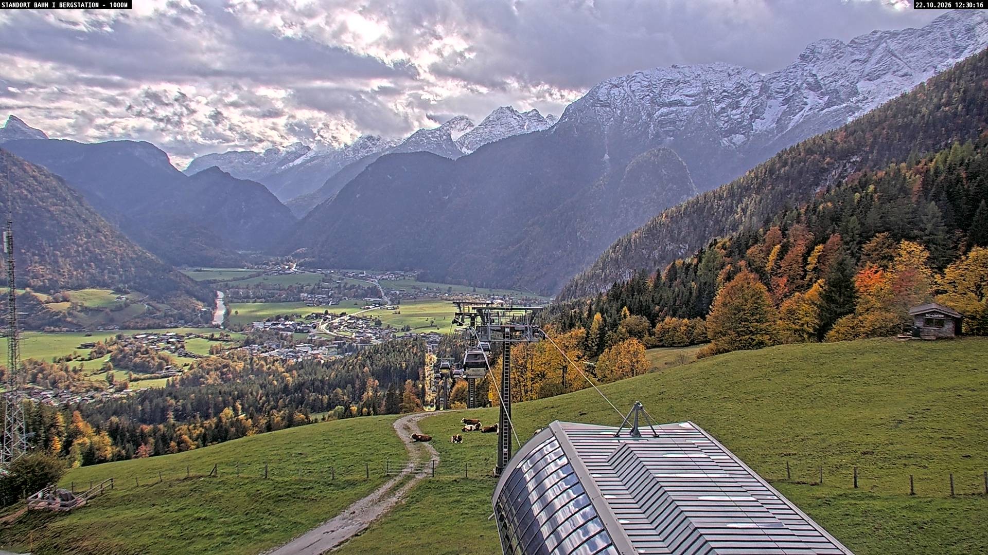 Archiv Foto Webcam Bergstation Almbahn I, Lofer