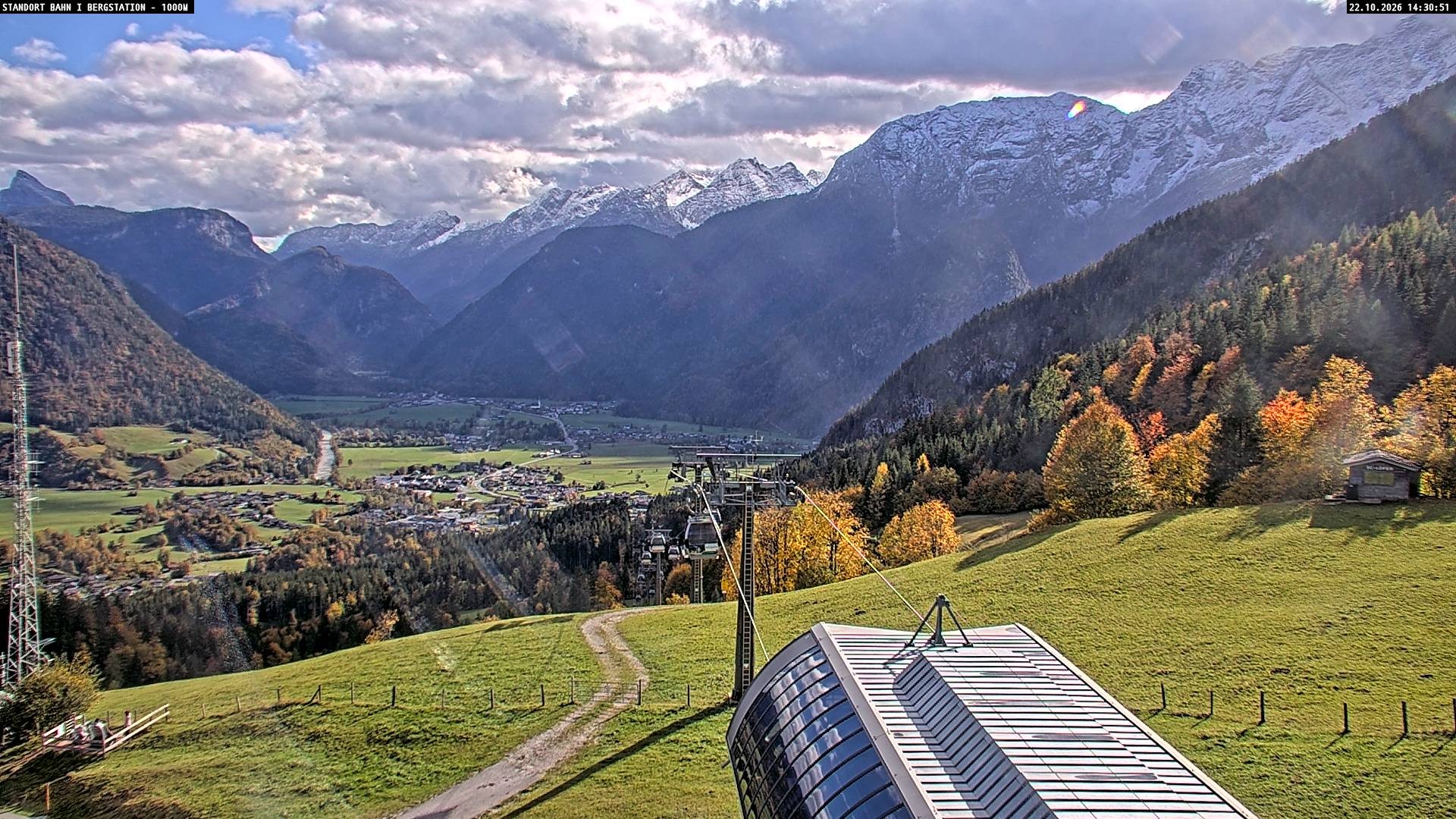 Archiv Foto Webcam Bergstation Almbahn I, Lofer