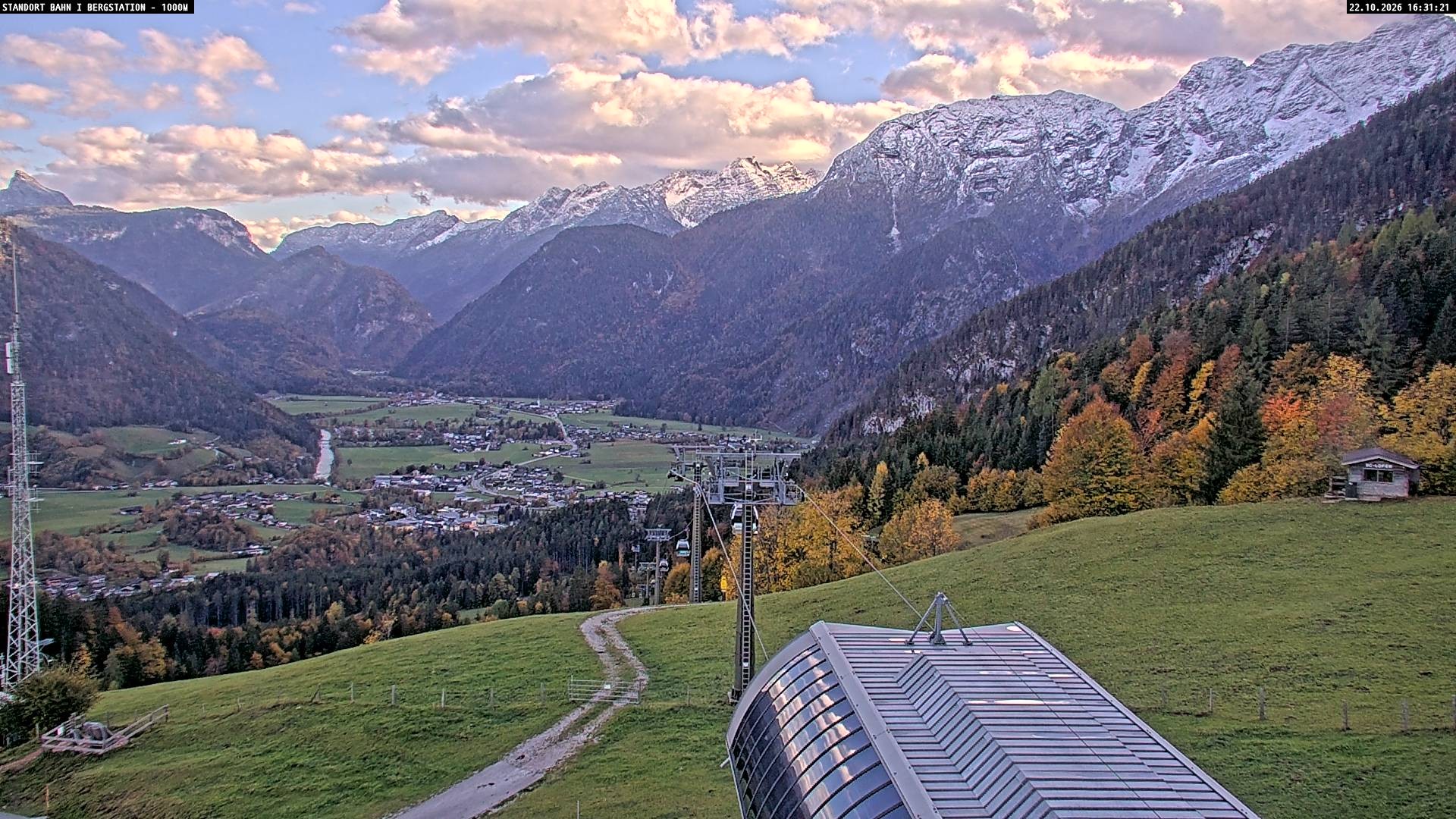 Archiv Foto Webcam Bergstation Almbahn I, Lofer