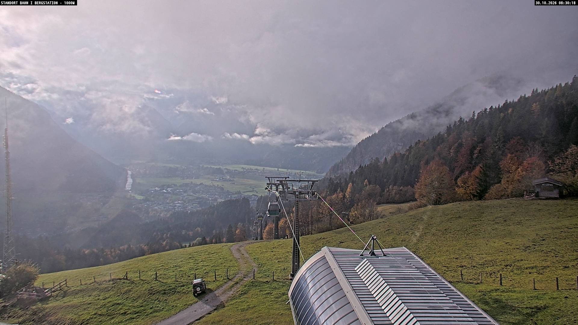 Archiv Foto Webcam Bergstation Almbahn I, Lofer