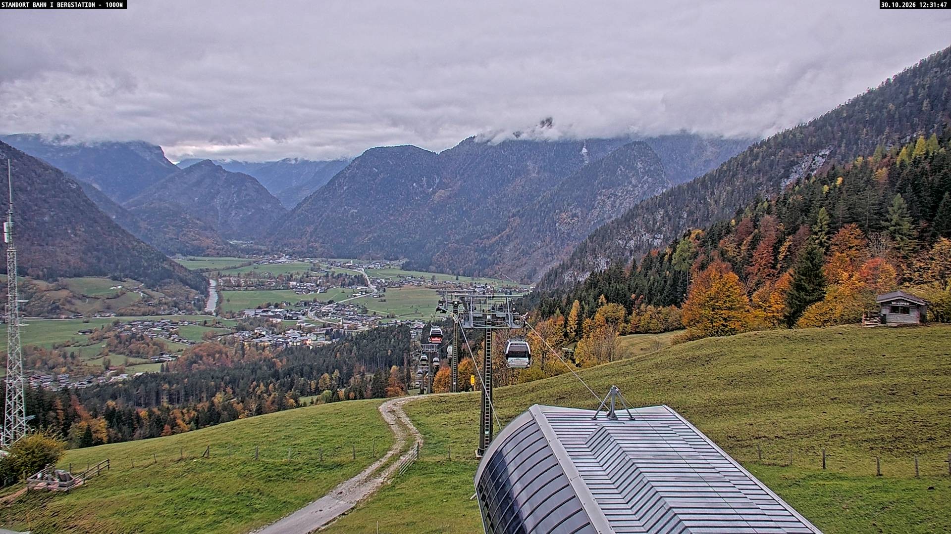Archiv Foto Webcam Bergstation Almbahn I, Lofer