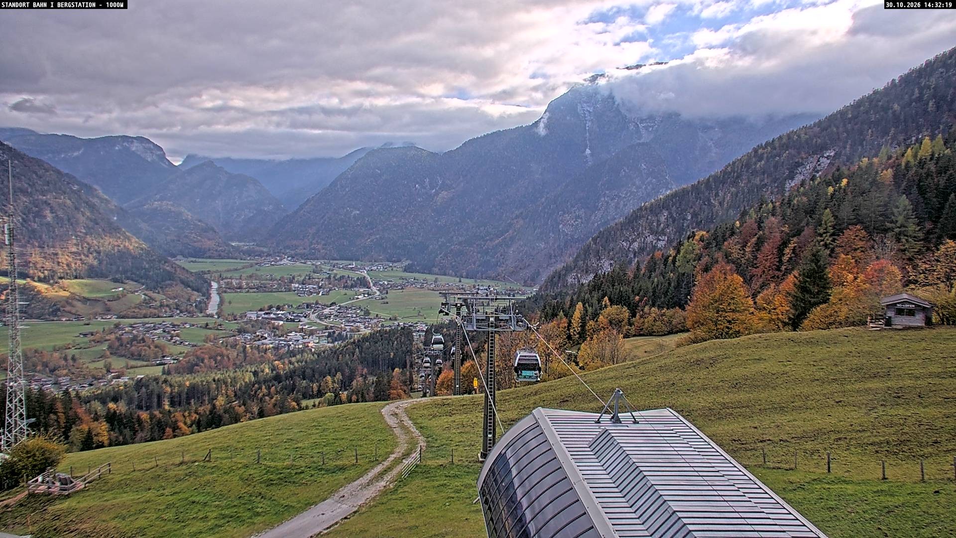 Archiv Foto Webcam Bergstation Almbahn I, Lofer