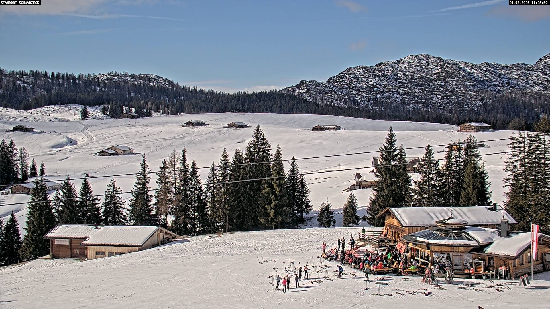 Archiv Foto Webcam Blick auf die Almenwelt Lofer