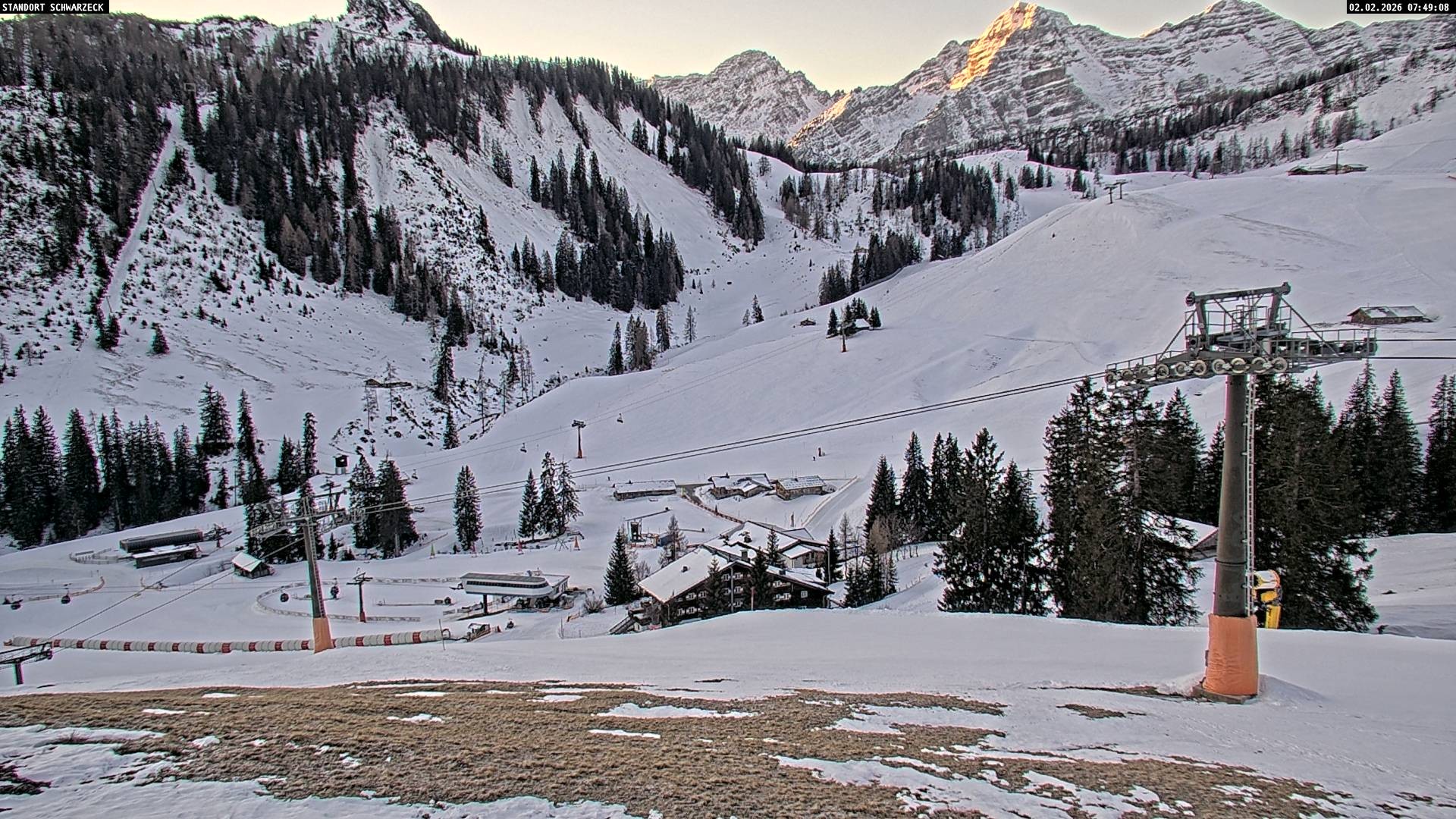 Archiv Foto Webcam Blick auf die Almenwelt Lofer