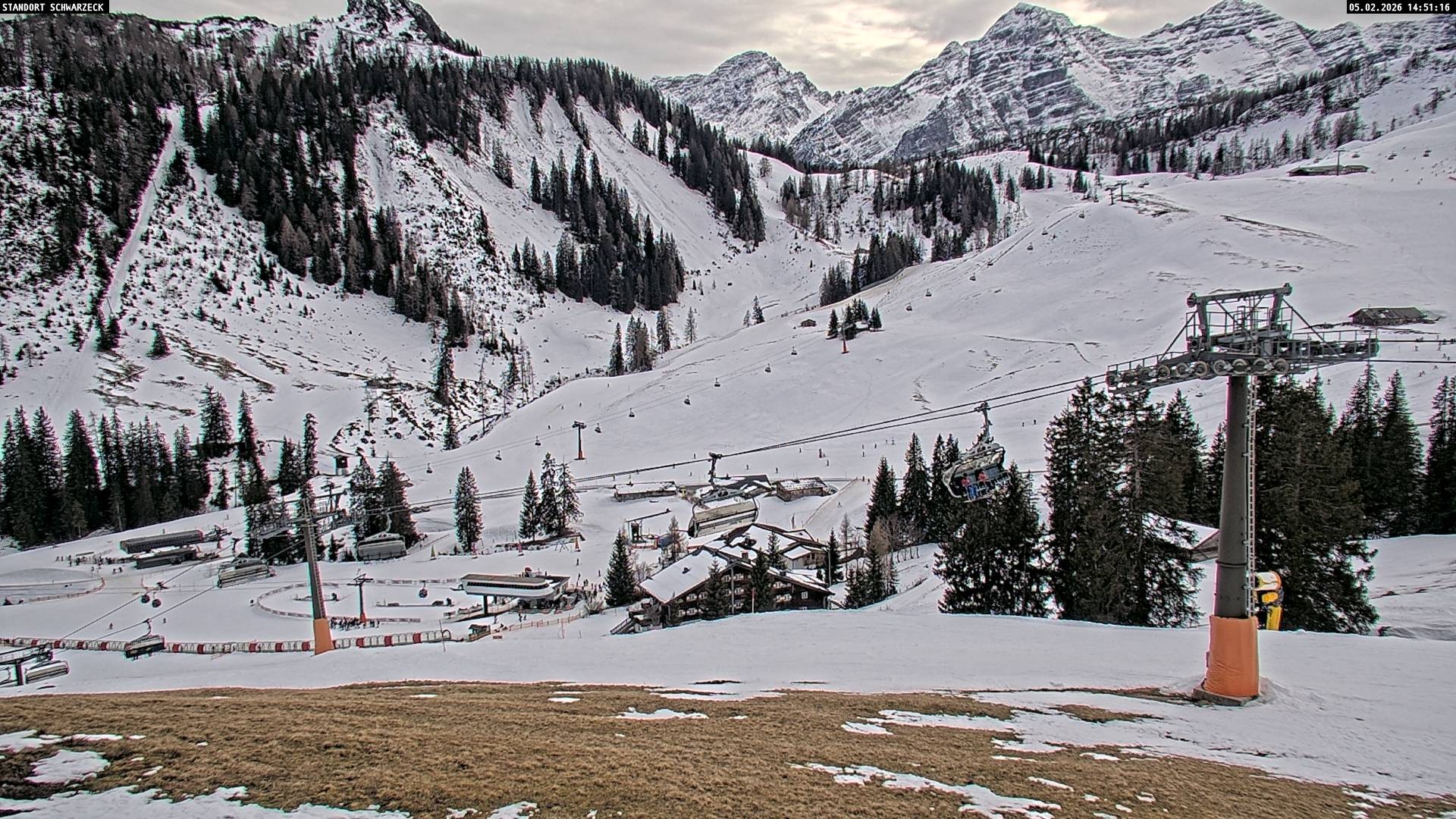 Archiv Foto Webcam Blick auf die Almenwelt Lofer