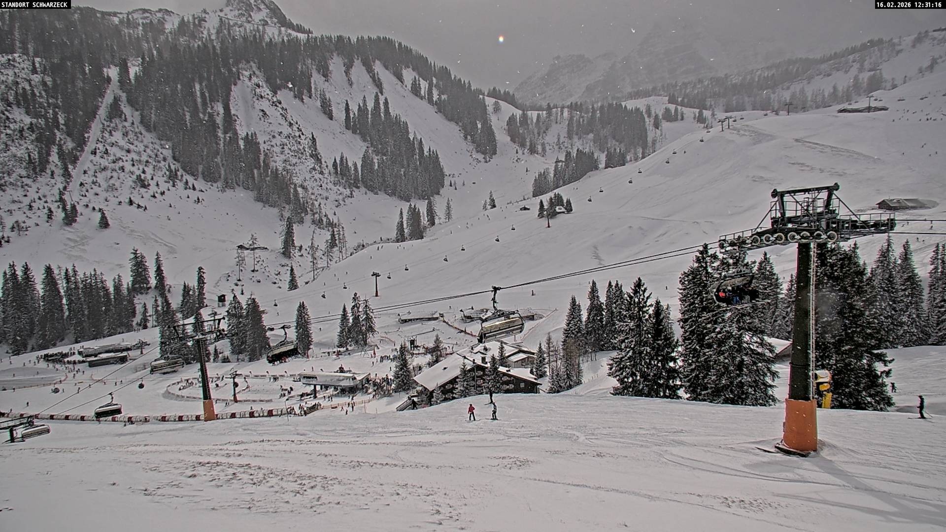 Archiv Foto Webcam Blick auf die Almenwelt Lofer