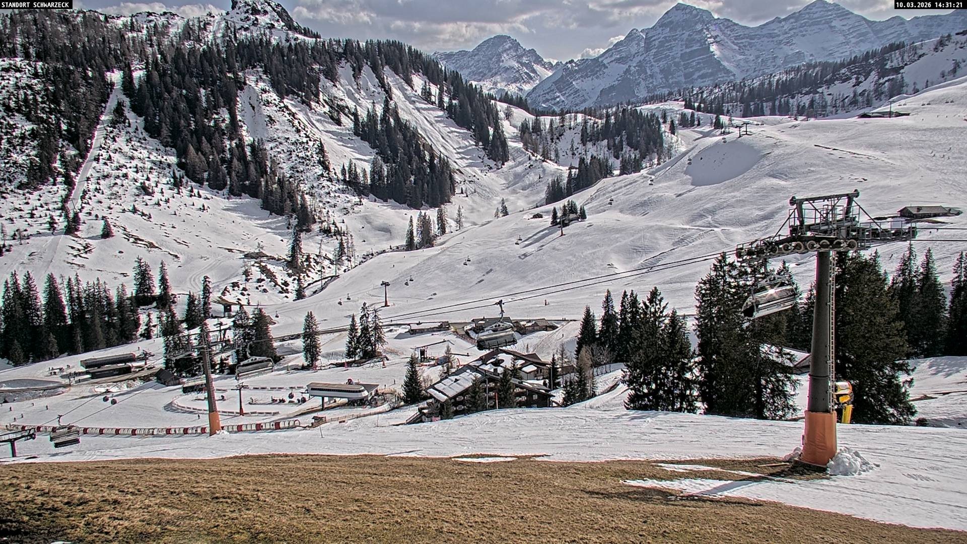 Archiv Foto Webcam Blick auf die Almenwelt Lofer