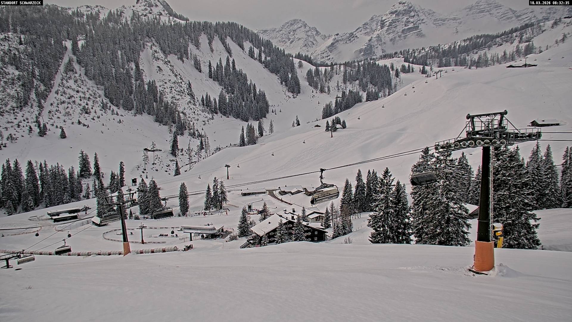 Archiv Foto Webcam Blick auf die Almenwelt Lofer