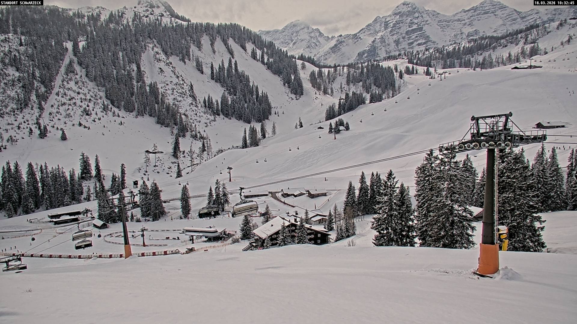 Archiv Foto Webcam Blick auf die Almenwelt Lofer