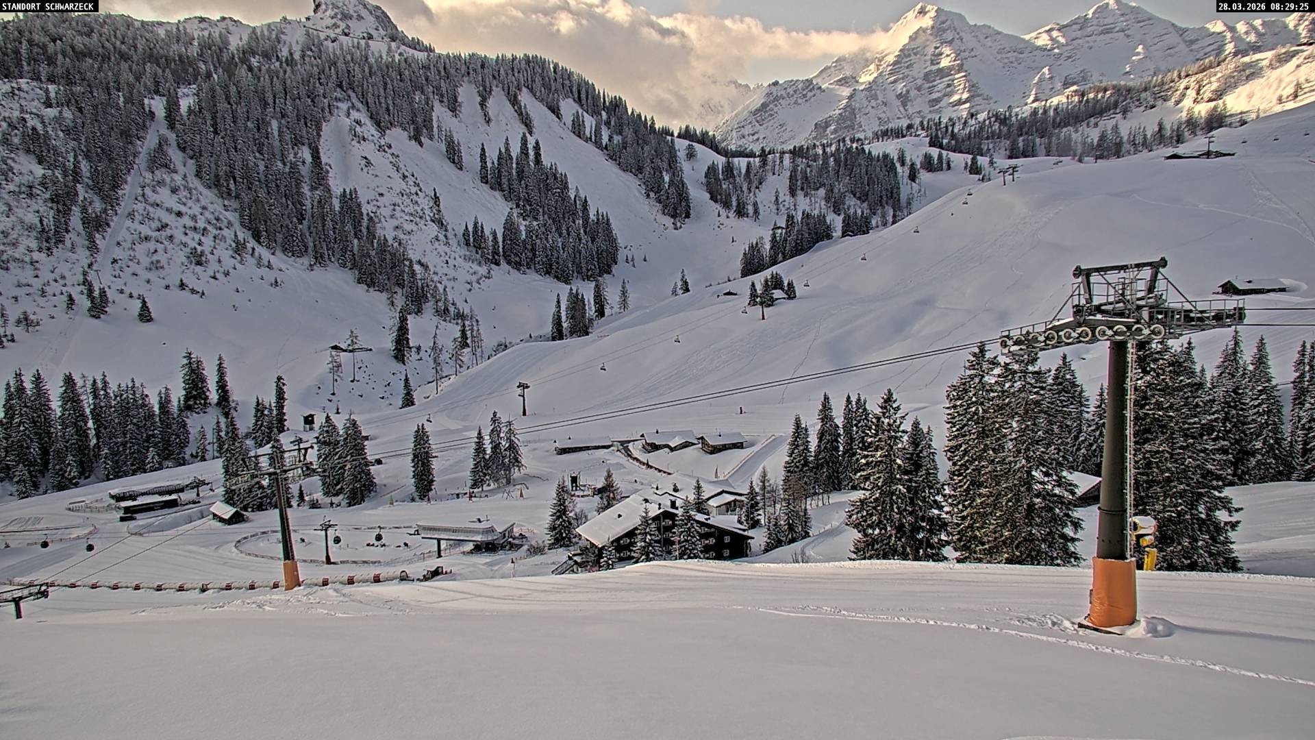 Archiv Foto Webcam Blick auf die Almenwelt Lofer