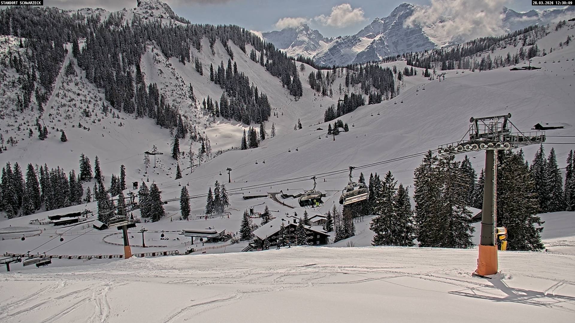 Archiv Foto Webcam Blick auf die Almenwelt Lofer