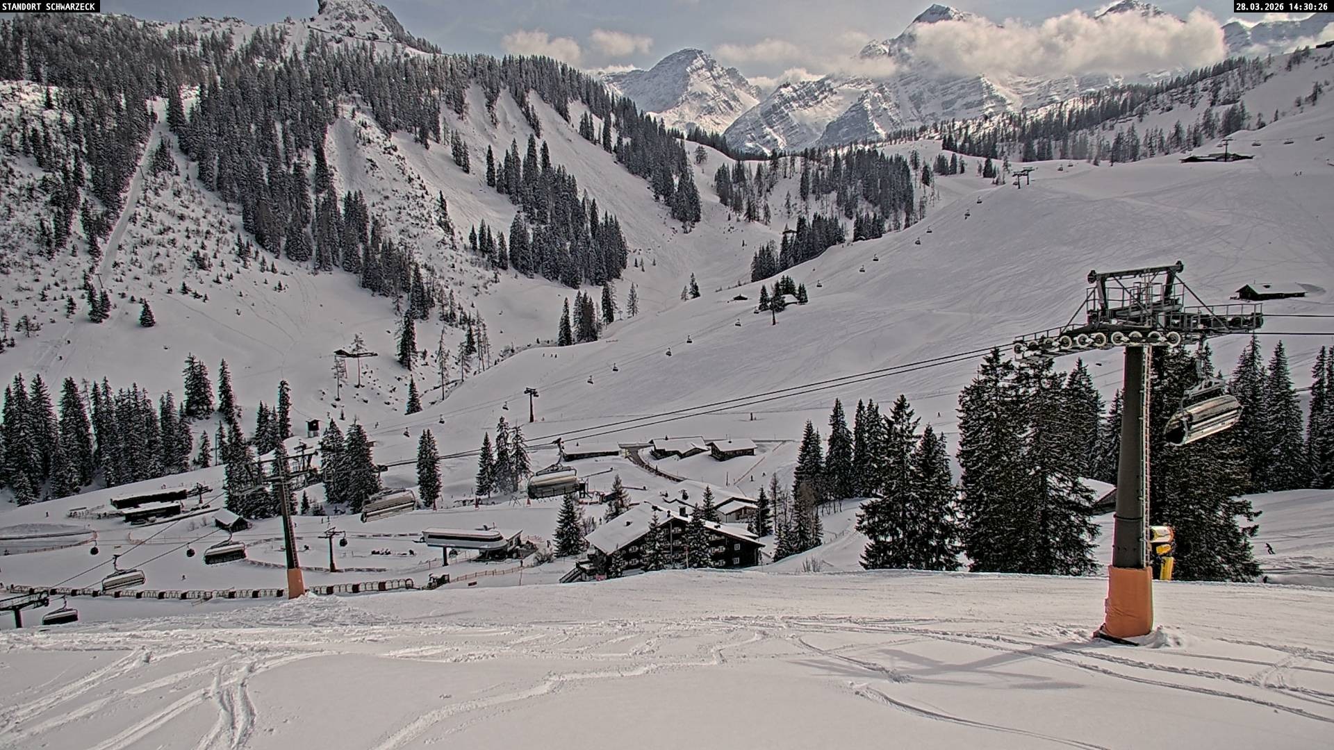 Archiv Foto Webcam Blick auf die Almenwelt Lofer