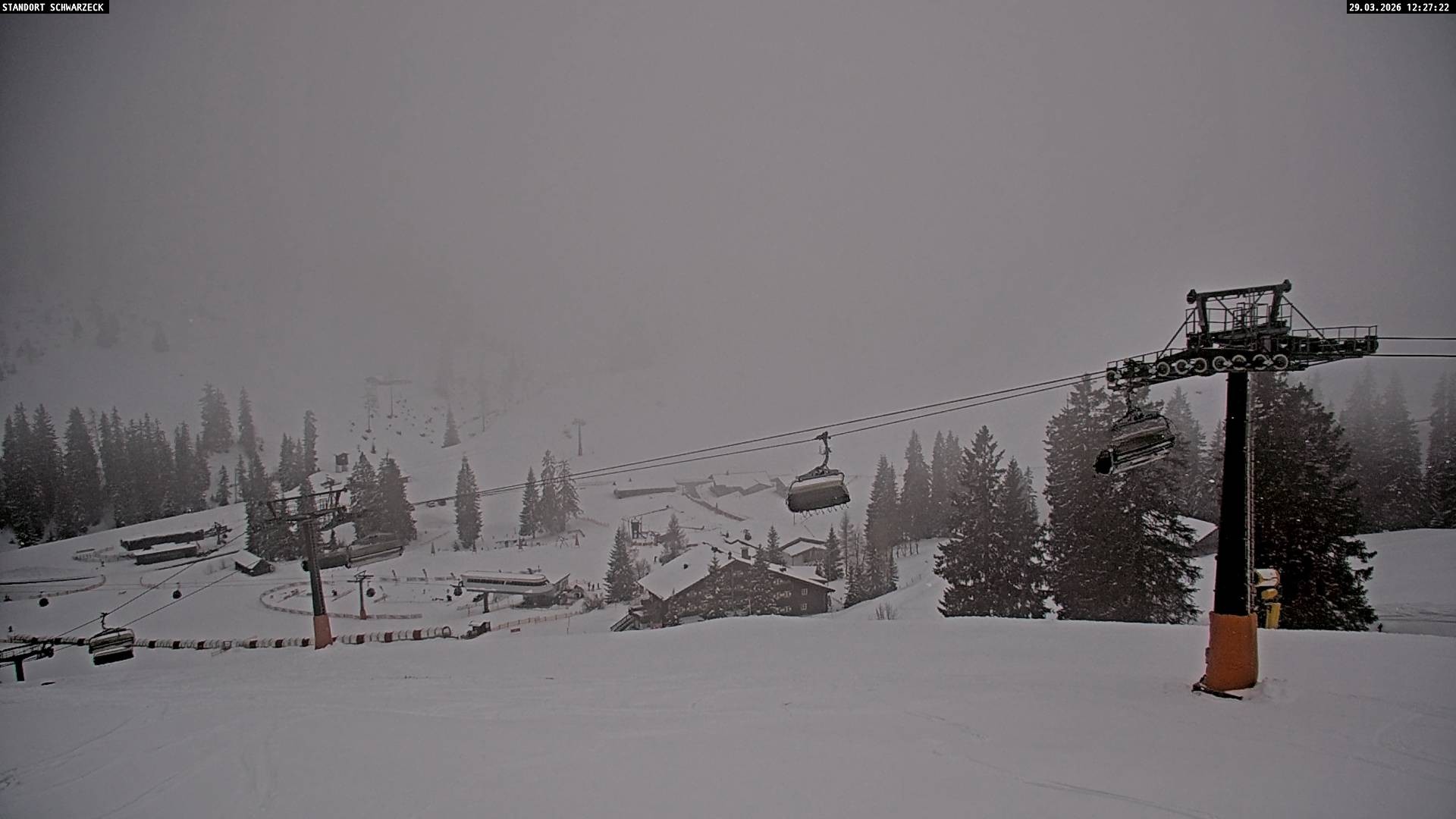 Archived image Webcam View on Almenwelt Lofer