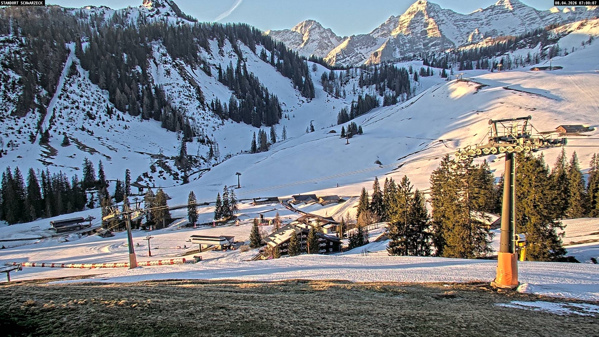 Archived image Webcam View on Almenwelt Lofer