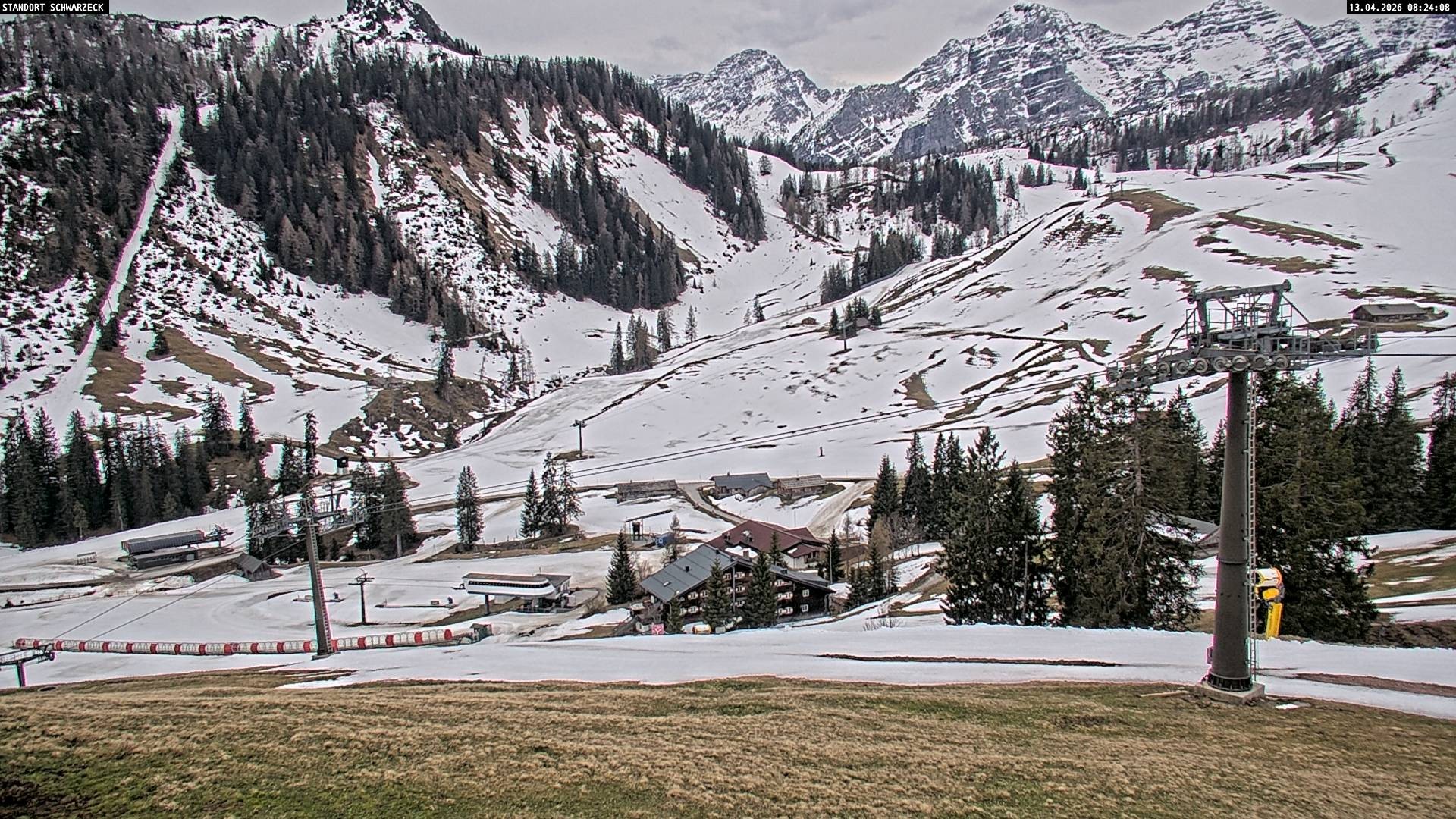 Archived image Webcam View on Almenwelt Lofer