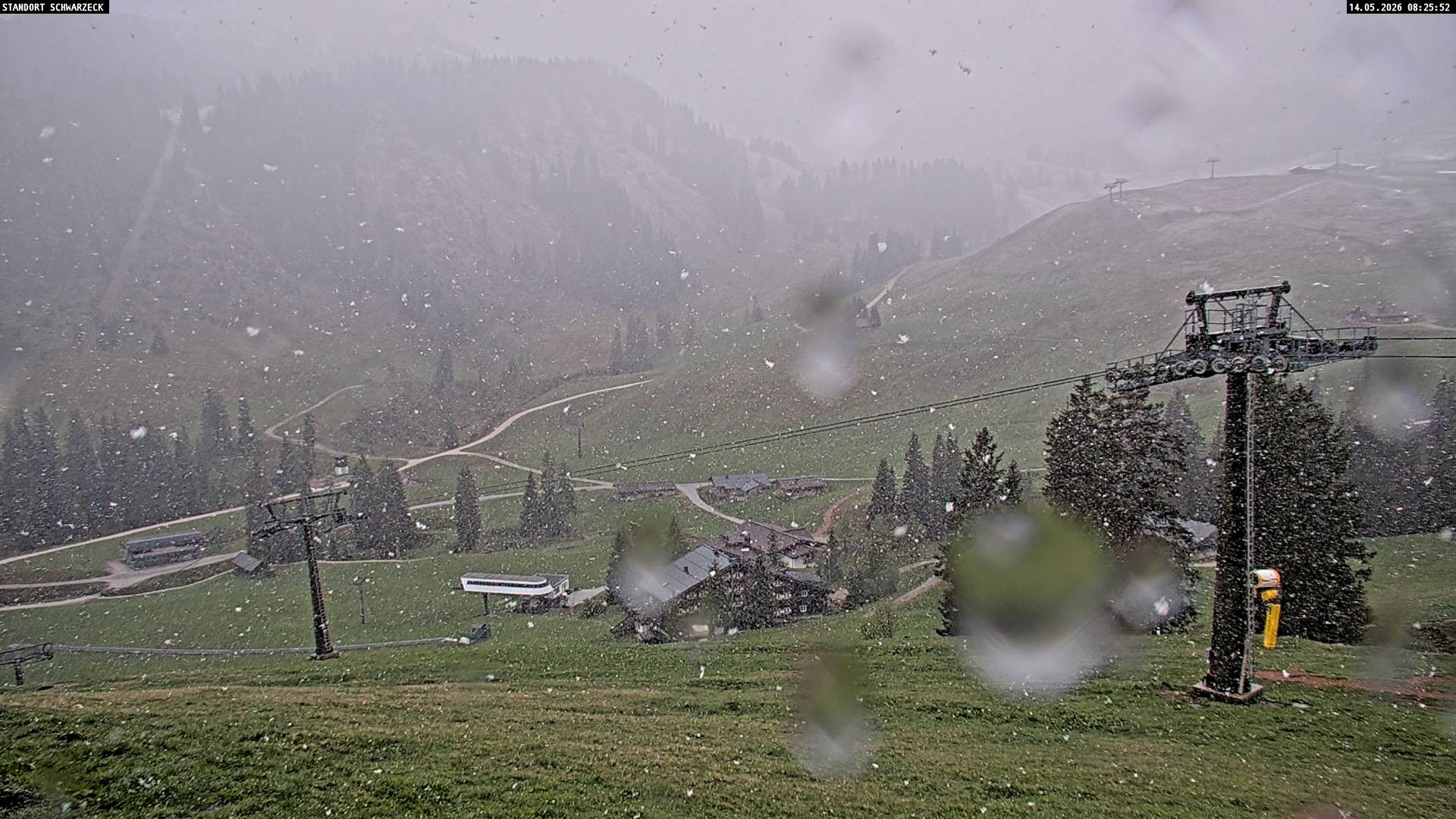 Archived image Webcam View on Almenwelt Lofer