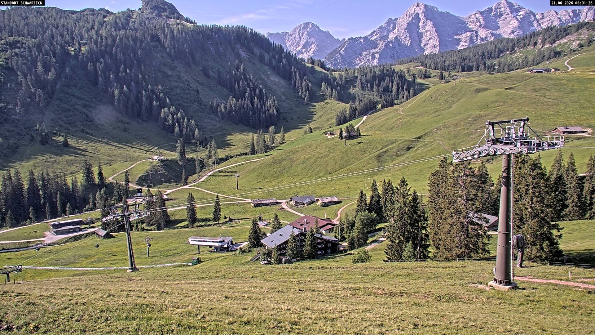 Archiv Foto Webcam Blick auf die Almenwelt Lofer