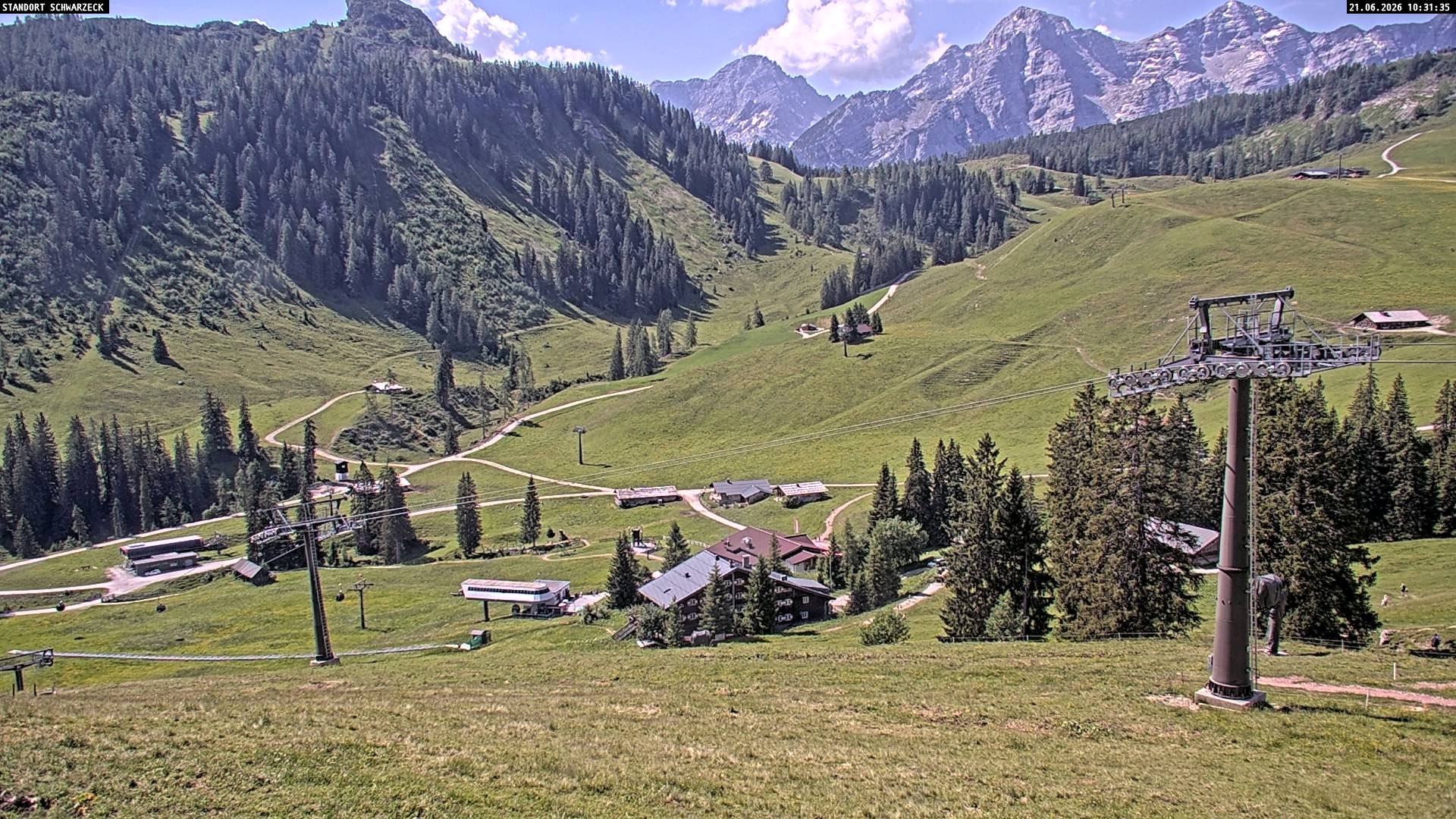 Archiv Foto Webcam Blick auf die Almenwelt Lofer