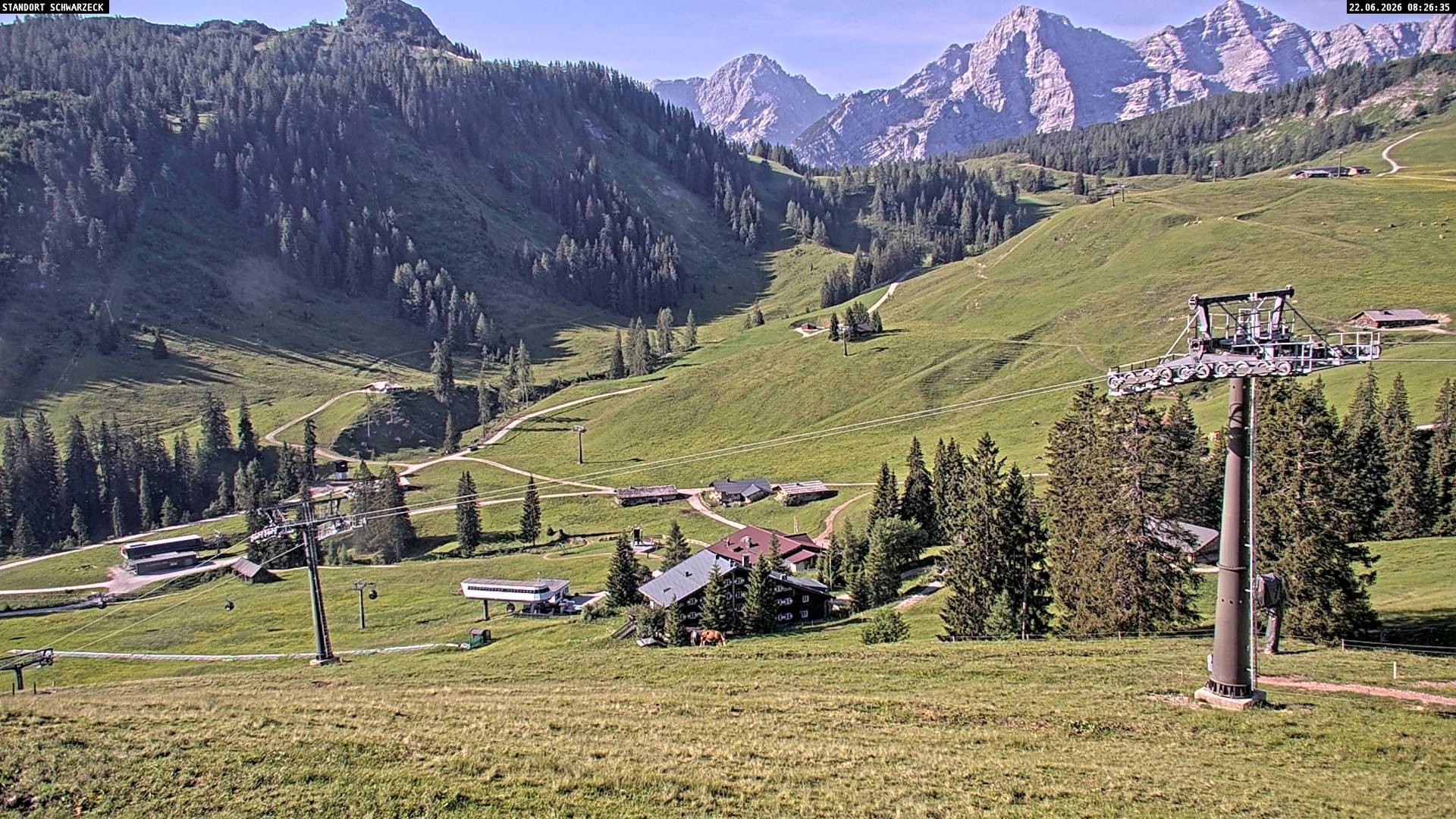 Archiv Foto Webcam Blick auf die Almenwelt Lofer