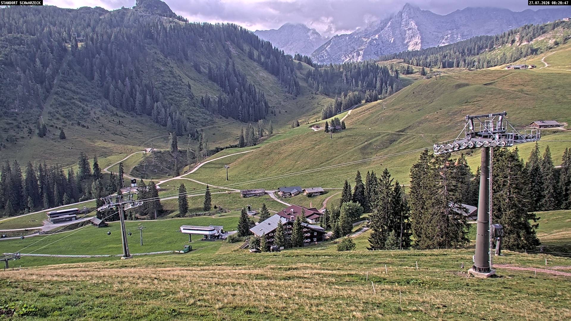 Archived image Webcam View on Almenwelt Lofer