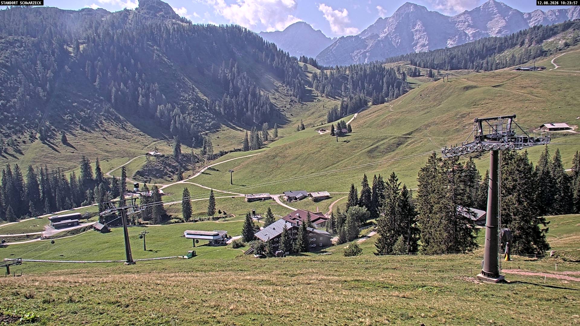 Archived image Webcam View on Almenwelt Lofer