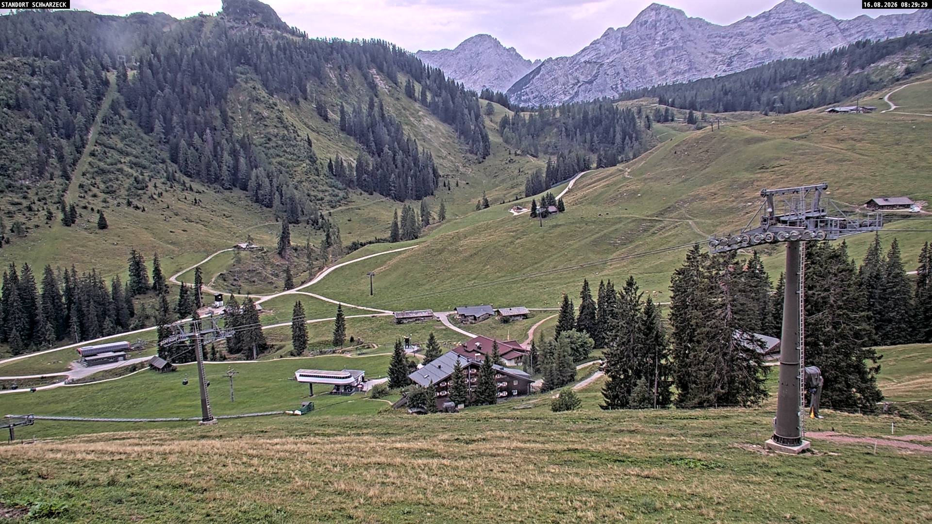 Archived image Webcam View on Almenwelt Lofer