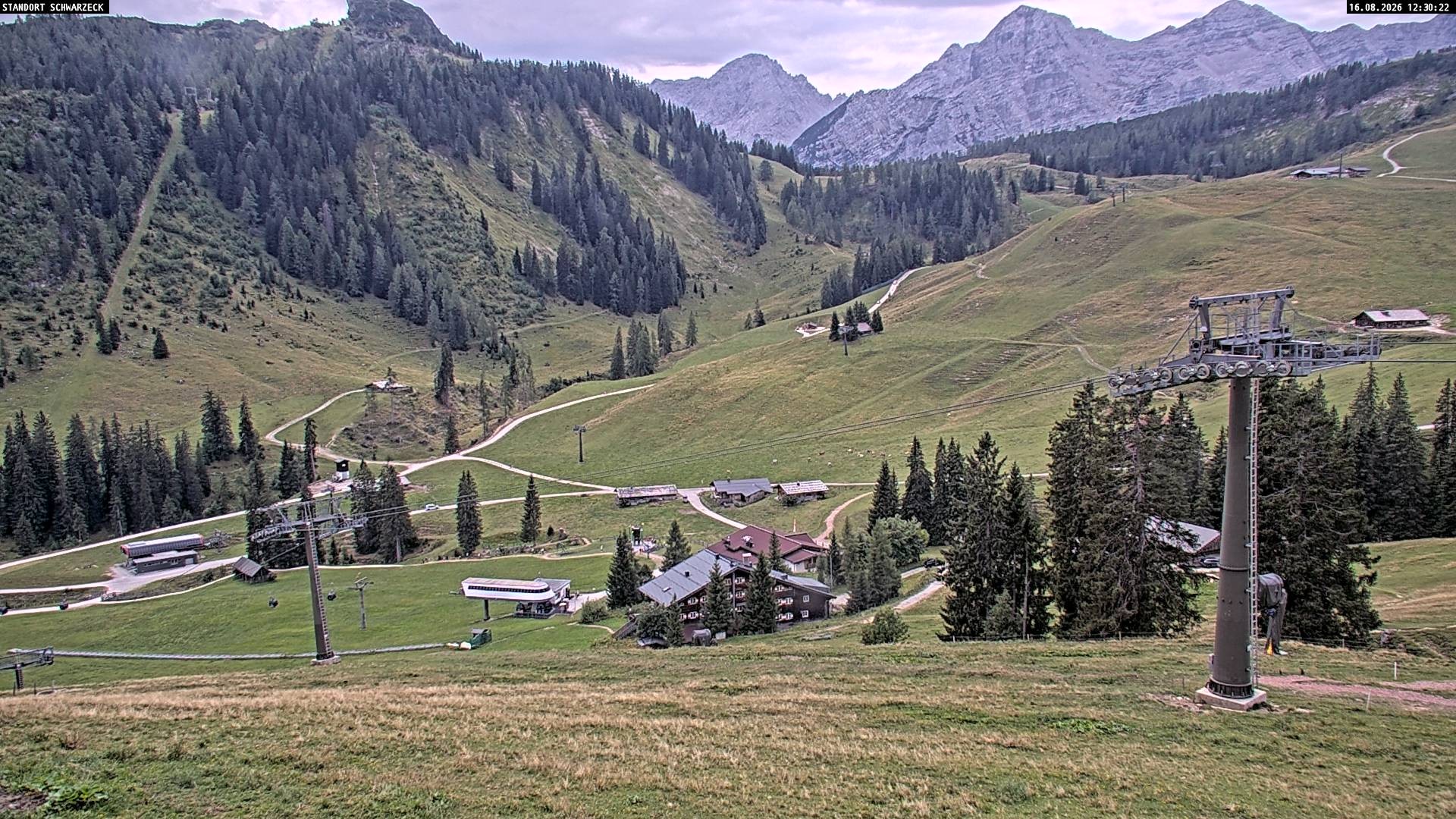 Archived image Webcam View on Almenwelt Lofer
