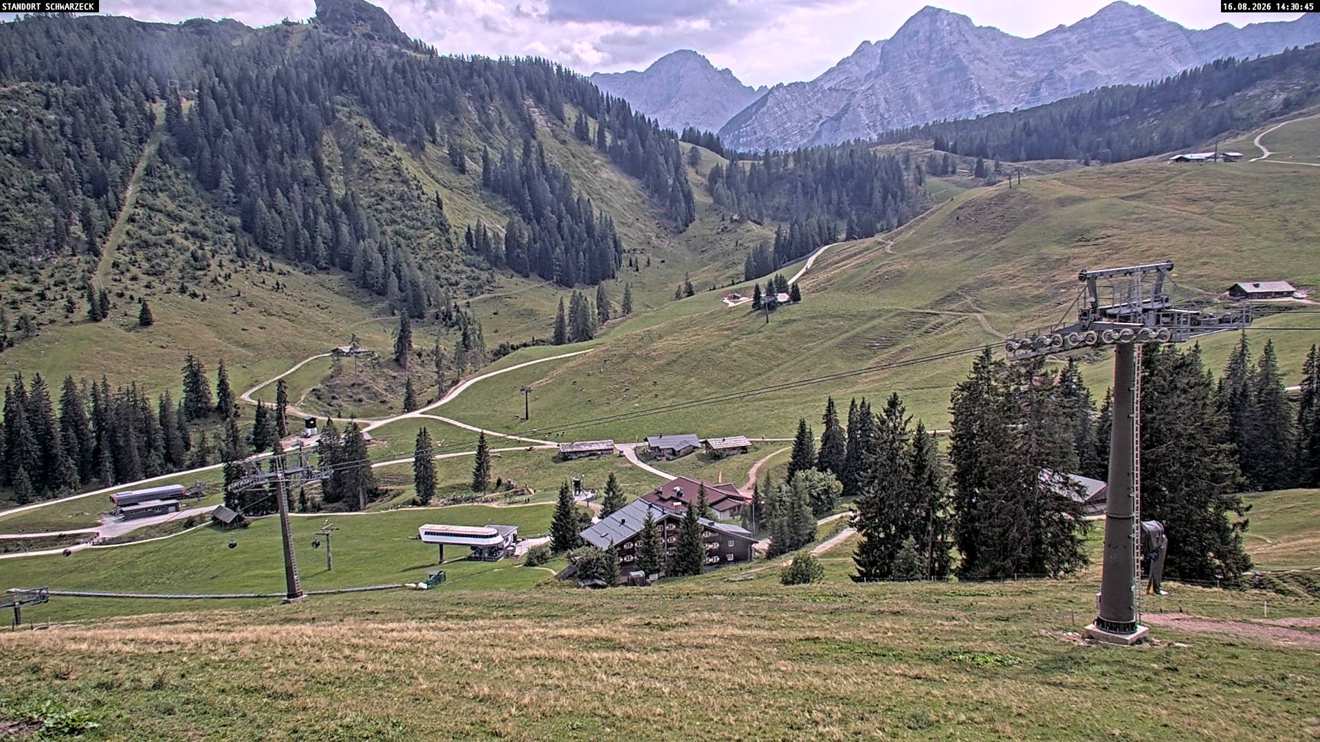 Archived image Webcam View on Almenwelt Lofer