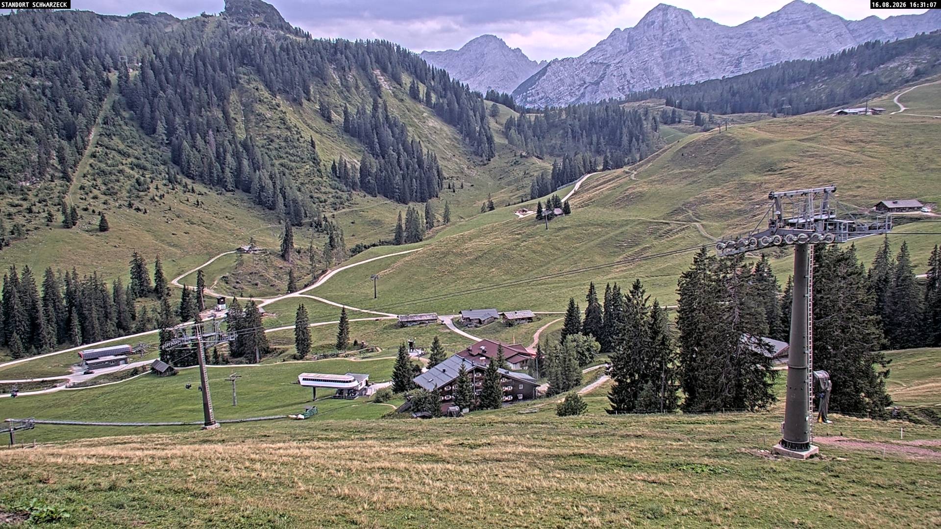 Archived image Webcam View on Almenwelt Lofer