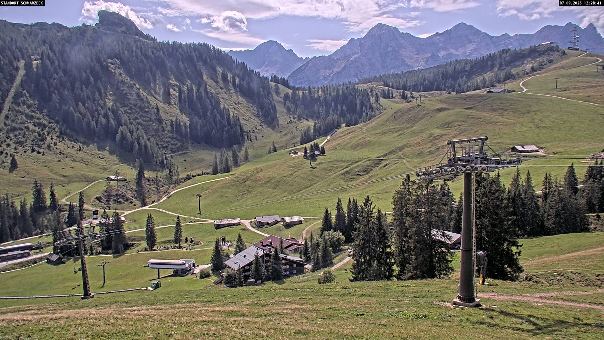 Archiv Foto Webcam Blick auf die Almenwelt Lofer