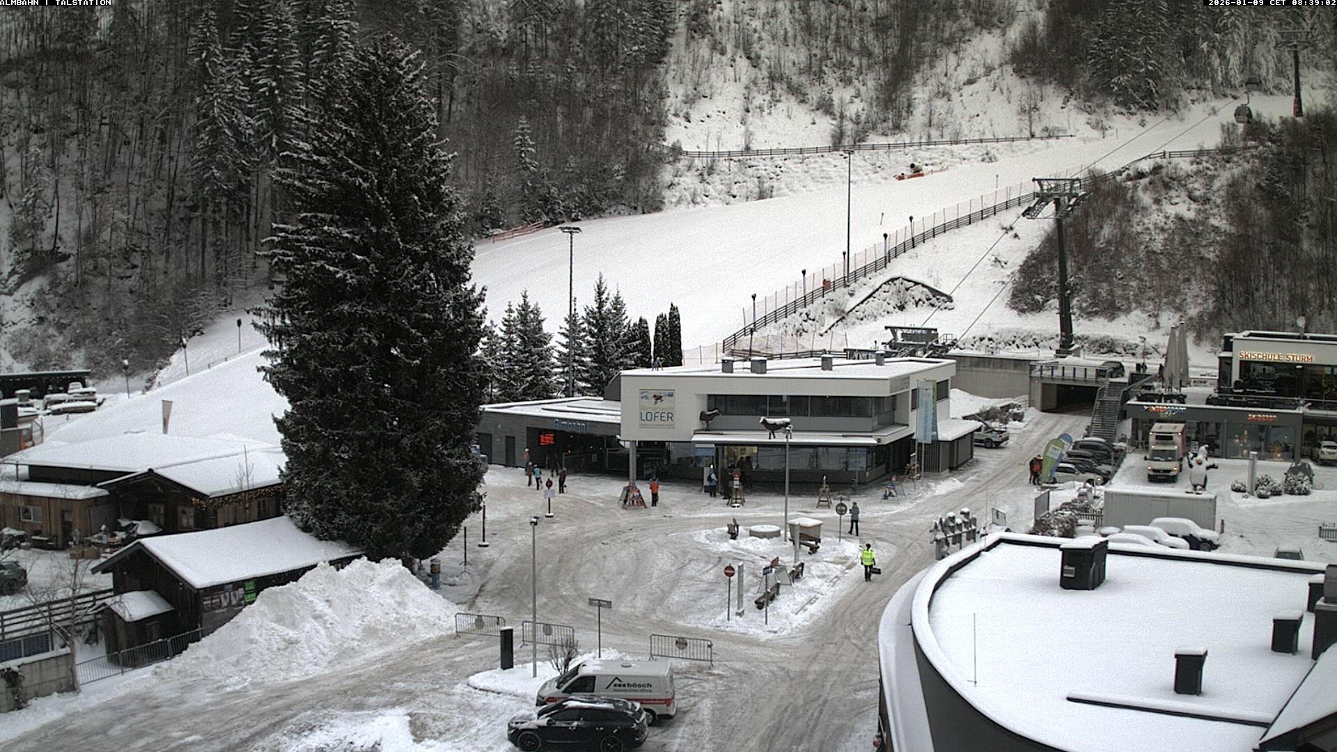 Archiv Foto Webcam Lofereralmbahn 1 - Talstation