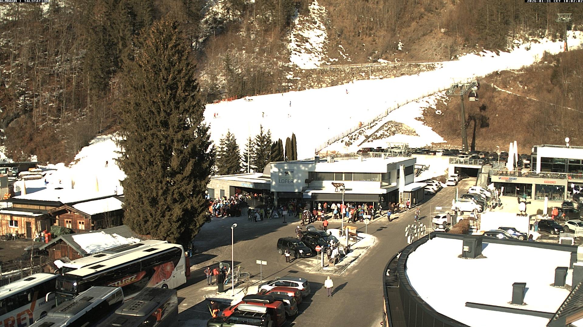 Archiv Foto Webcam Lofereralmbahn 1 - Talstation