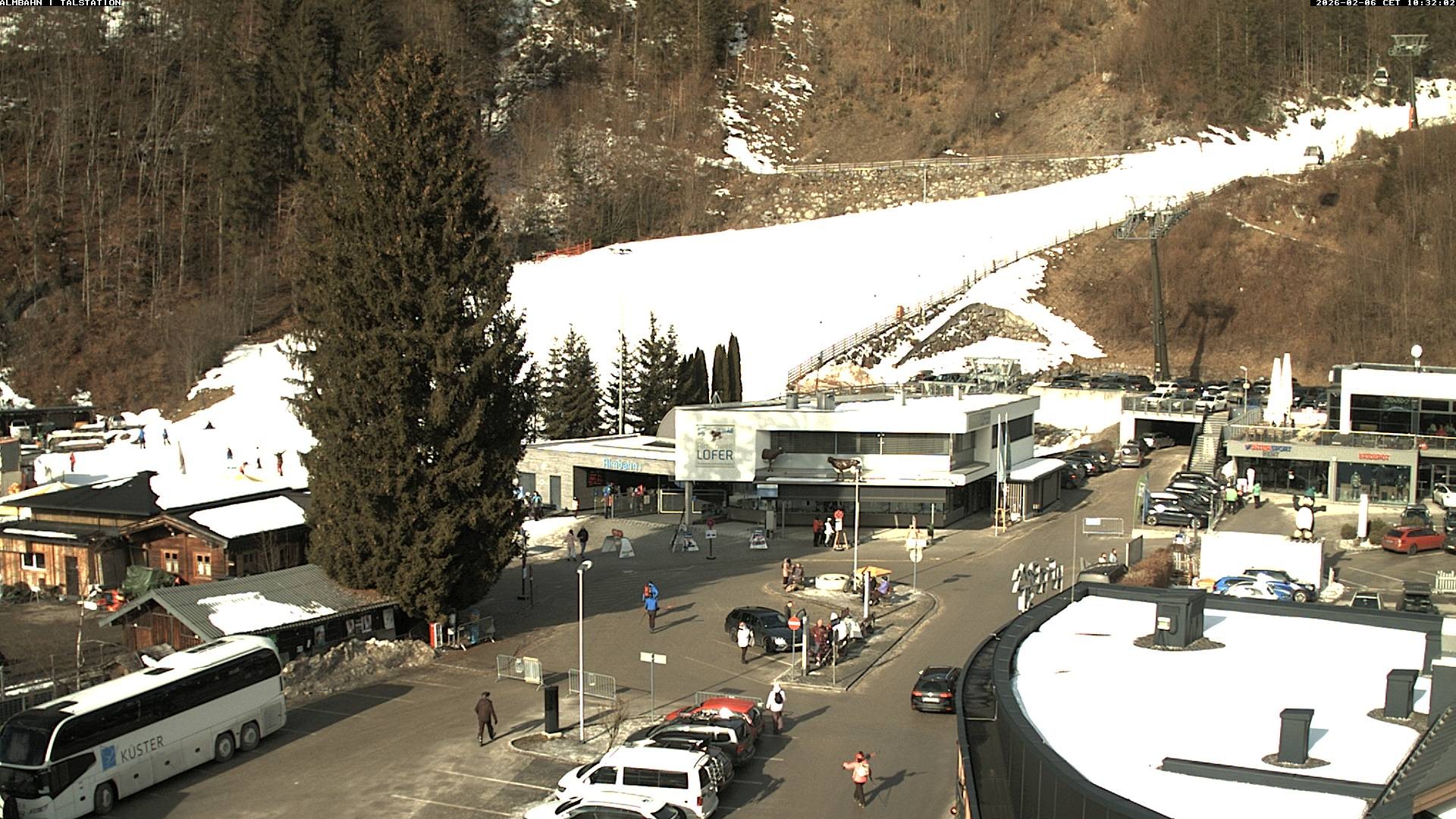 Archiv Foto Webcam Lofereralmbahn 1 - Talstation