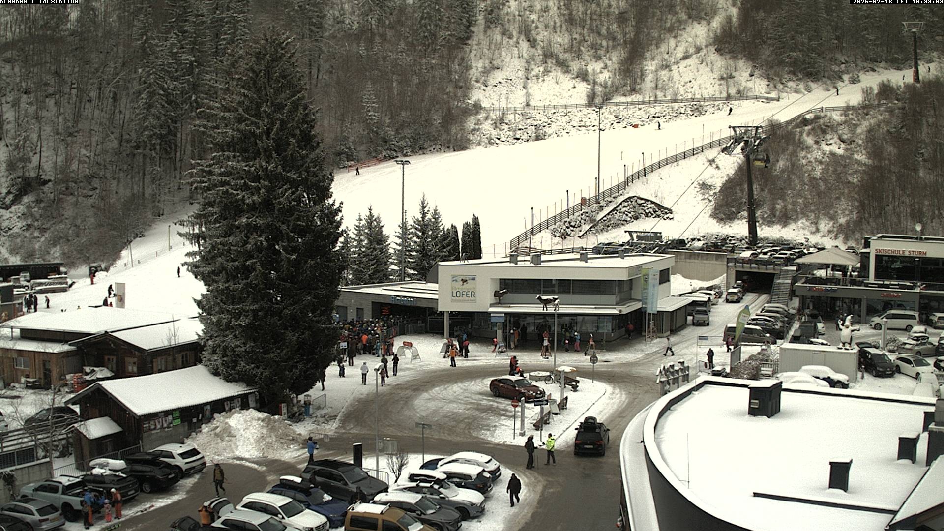 Archiv Foto Webcam Lofereralmbahn 1 - Talstation