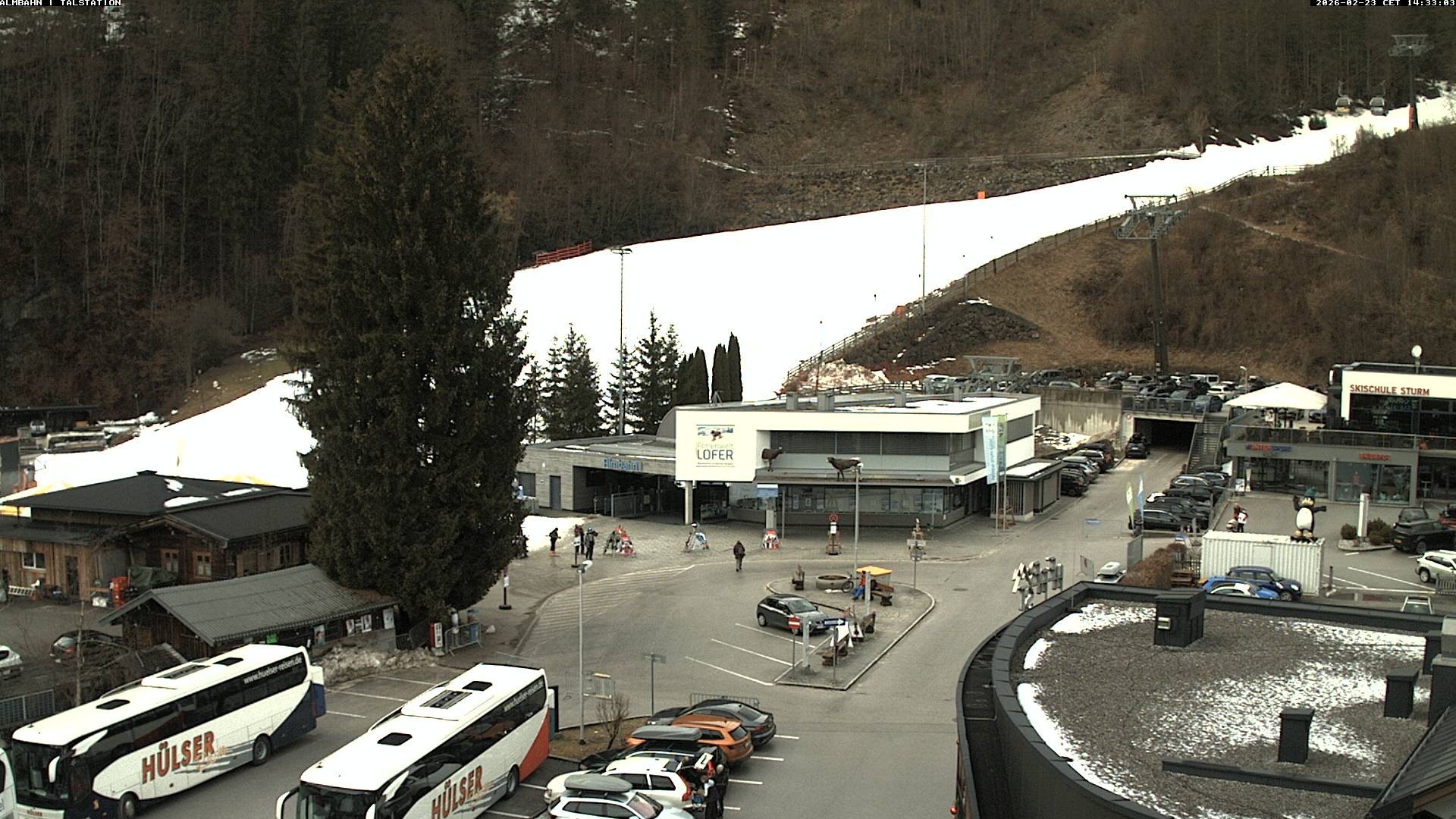 Archiv Foto Webcam Lofereralmbahn 1 - Talstation
