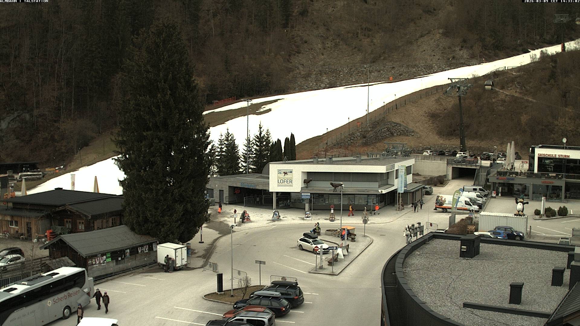 Archiv Foto Webcam Lofereralmbahn 1 - Talstation