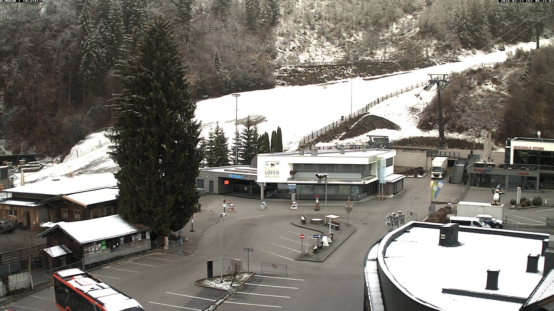 Archiv Foto Webcam Lofereralmbahn 1 - Talstation