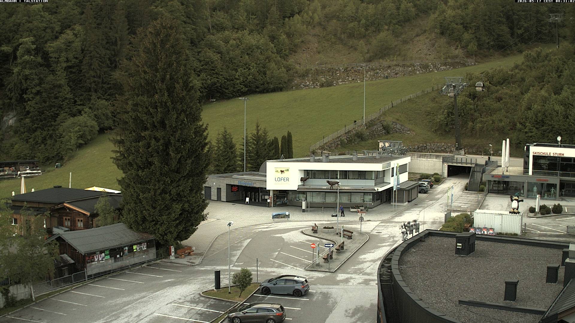 Archiv Foto Webcam Lofereralmbahn 1 - Talstation