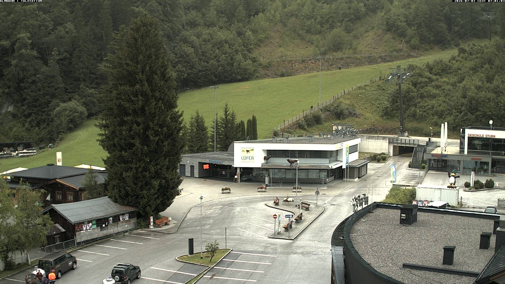 Archiv Foto Webcam Lofereralmbahn 1 - Talstation