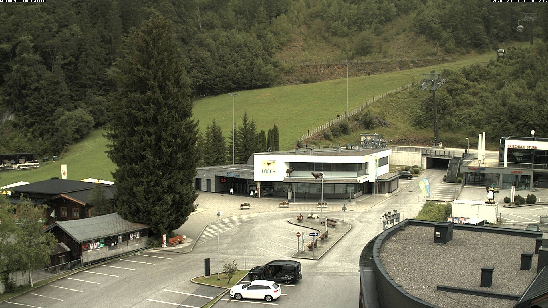Archiv Foto Webcam Lofereralmbahn 1 - Talstation