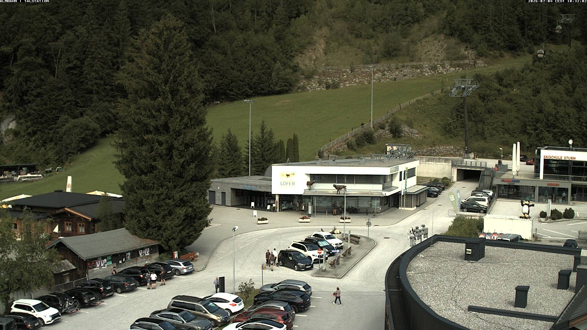 Archiv Foto Webcam Lofereralmbahn 1 - Talstation