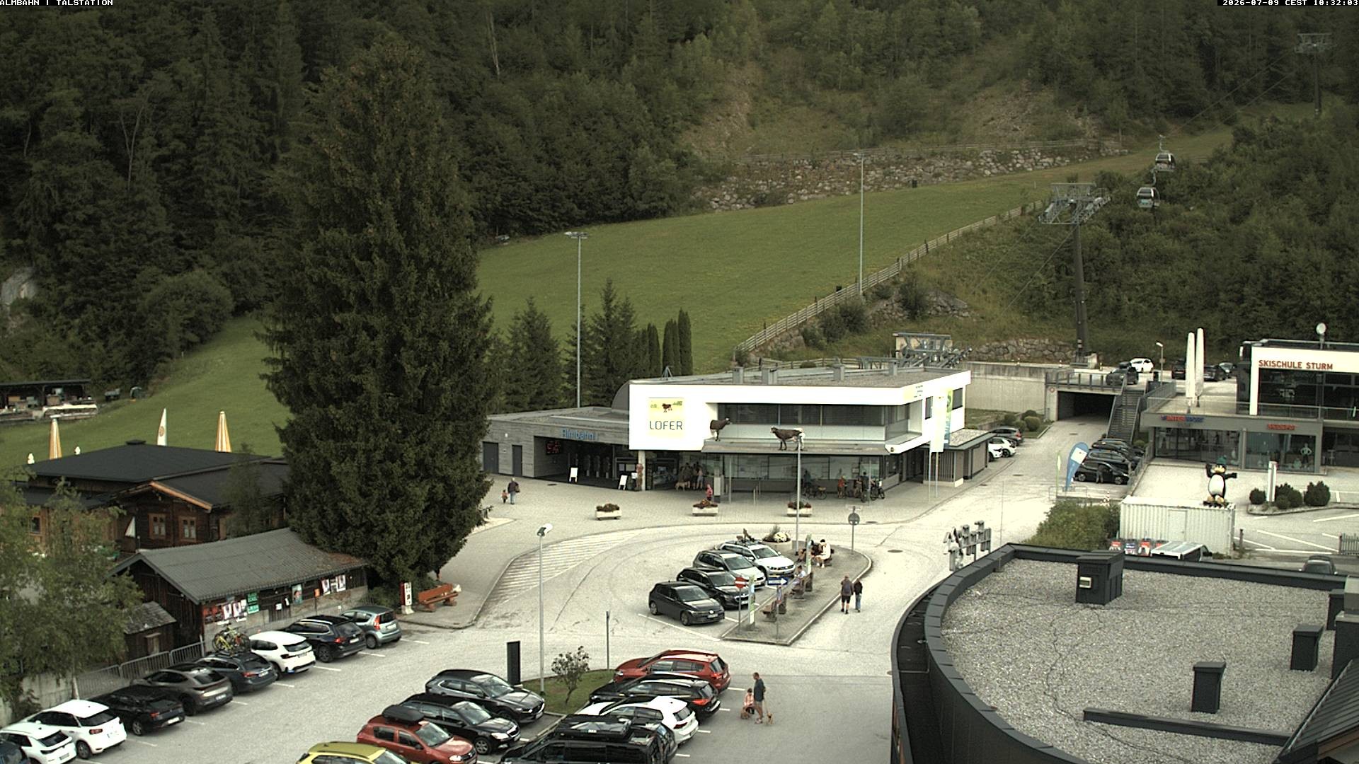 Archiv Foto Webcam Lofereralmbahn 1 - Talstation