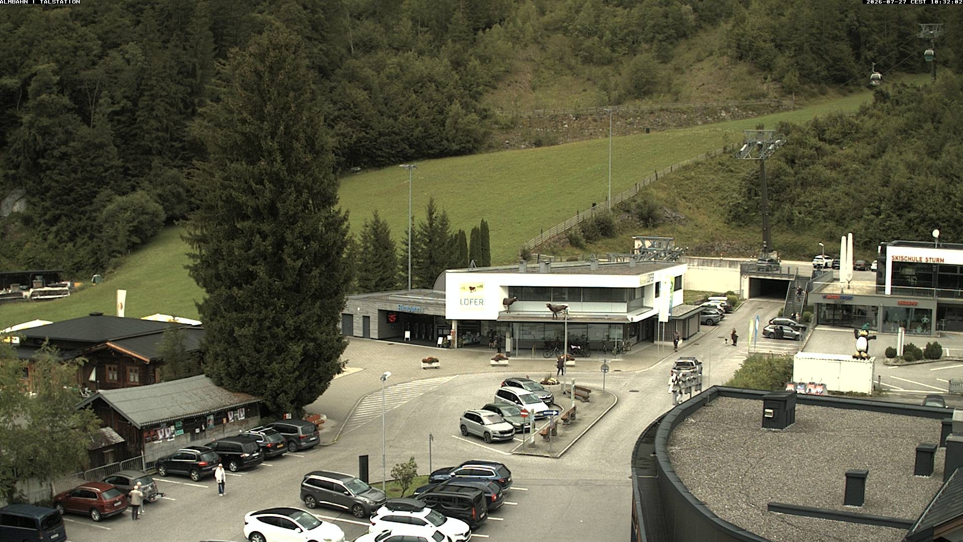 Archiv Foto Webcam Lofereralmbahn 1 - Talstation