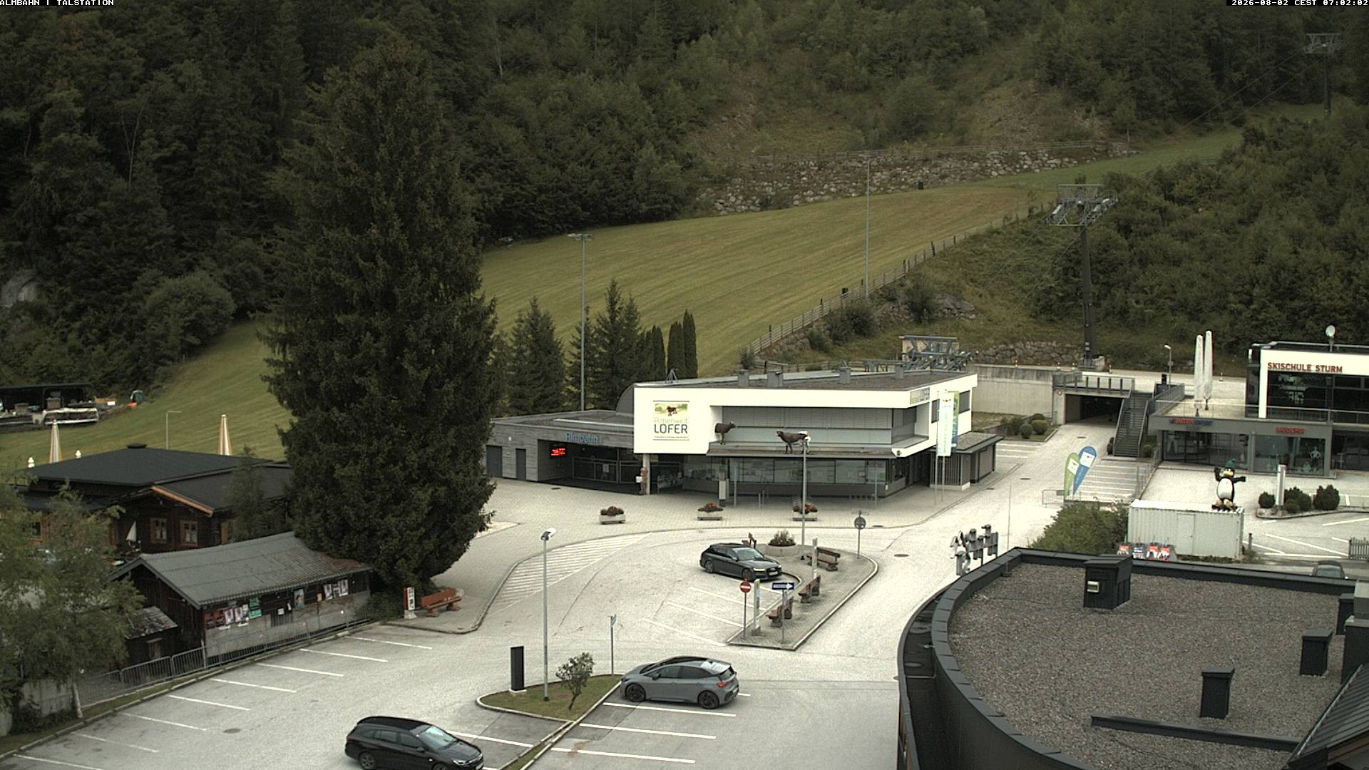 Archiv Foto Webcam Lofereralmbahn 1 - Talstation