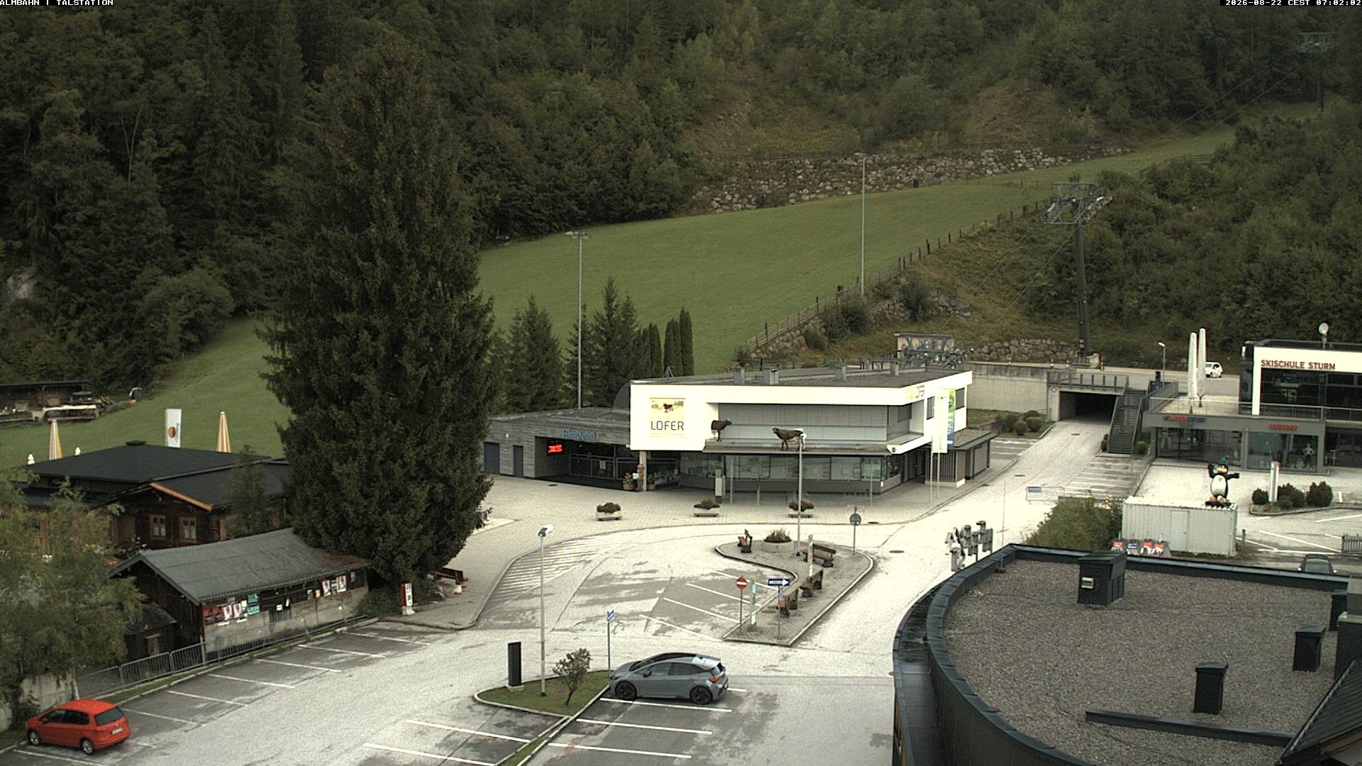 Archiv Foto Webcam Lofereralmbahn 1 - Talstation
