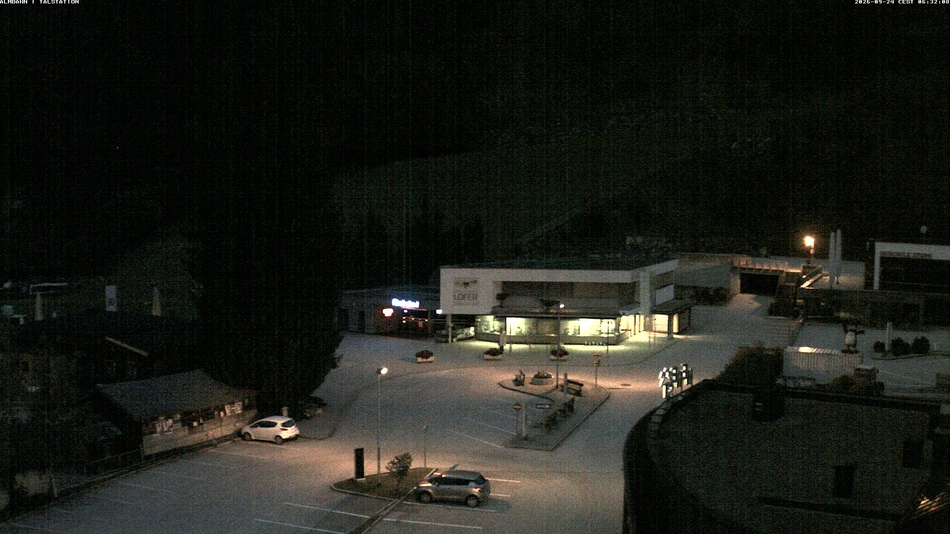 Archiv Foto Webcam Lofereralmbahn 1 - Talstation