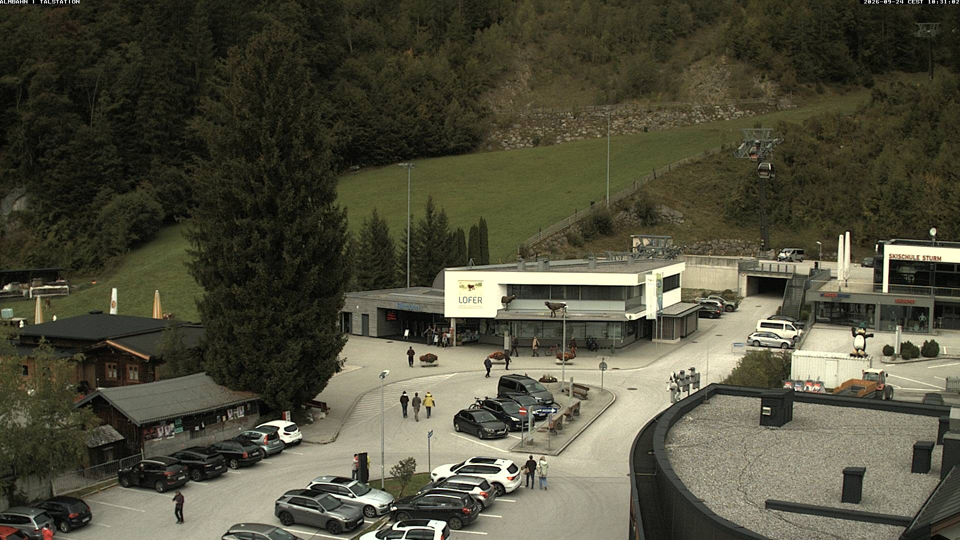 Archiv Foto Webcam Lofereralmbahn 1 - Talstation