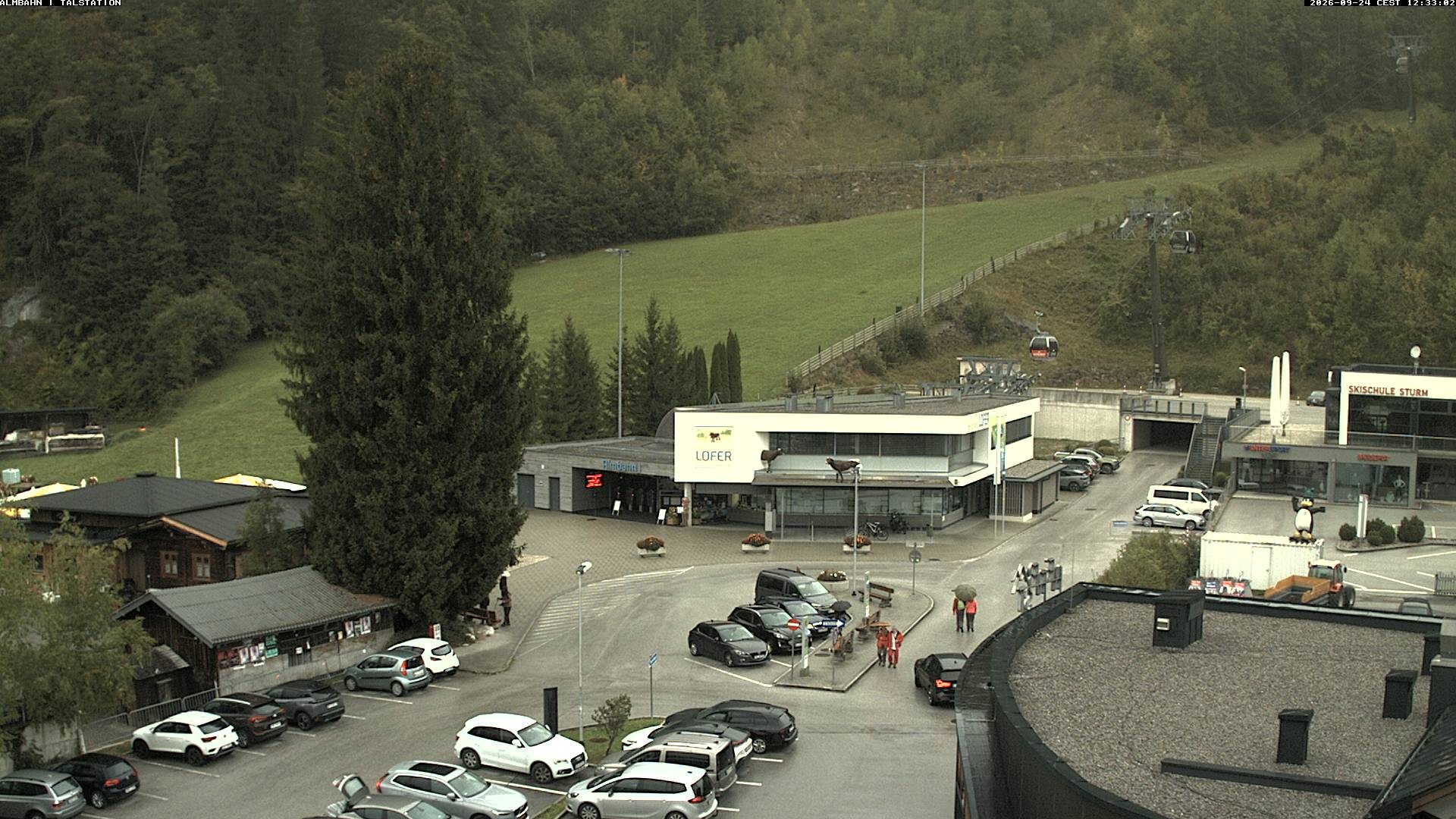 Archiv Foto Webcam Lofereralmbahn 1 - Talstation