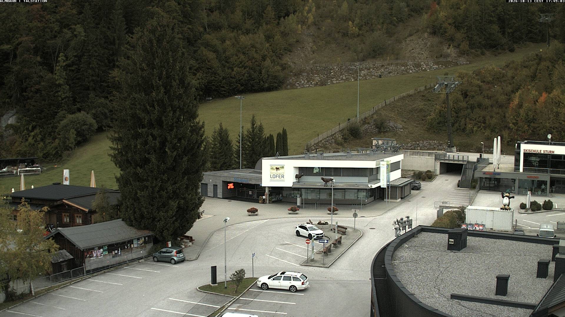 Archiv Foto Webcam Lofereralmbahn 1 - Talstation