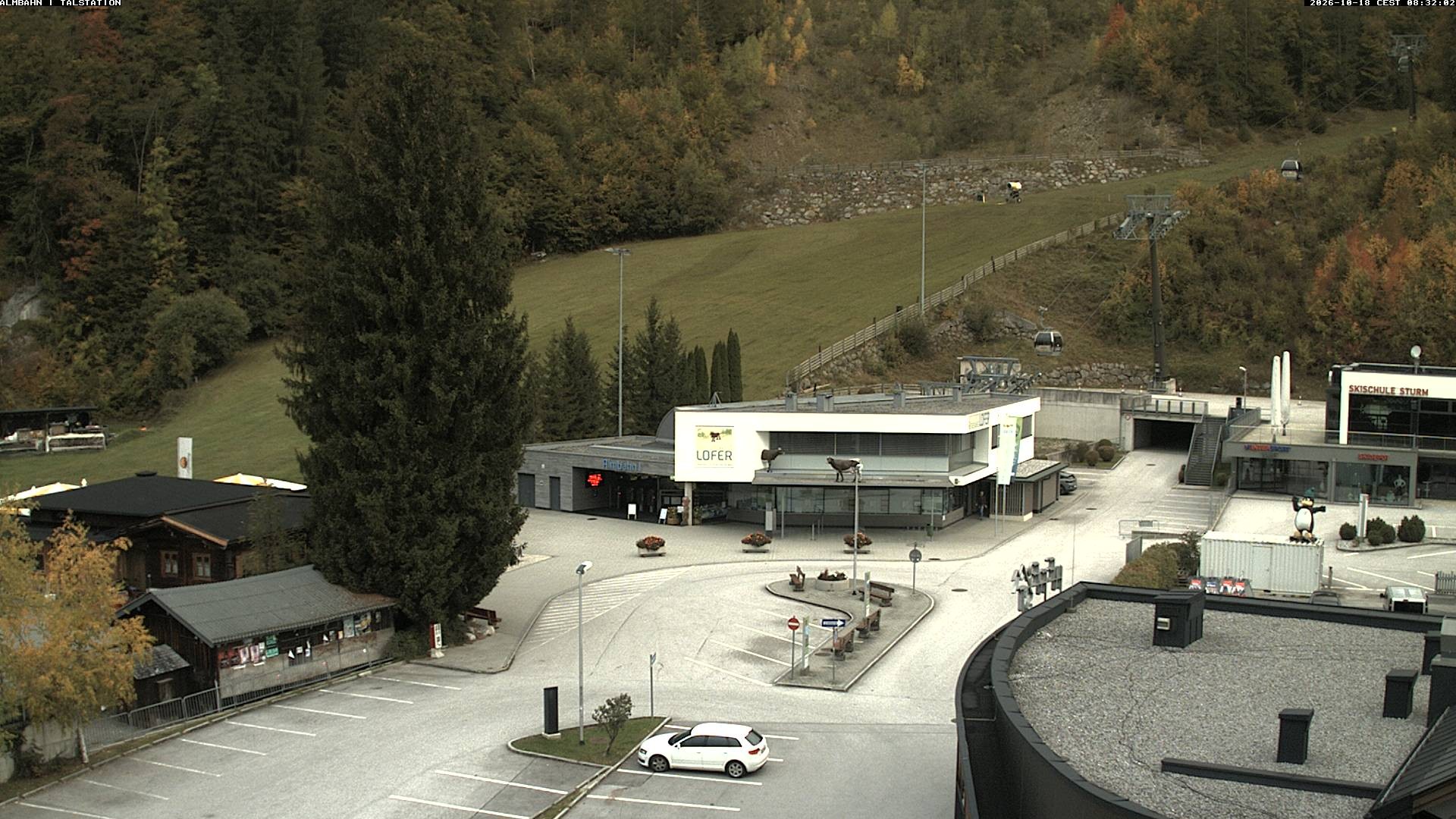 Archiv Foto Webcam Lofereralmbahn 1 - Talstation